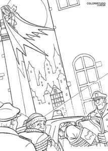 Página para colorear de Batman