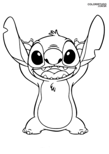 Desenho Para Pintar Do Stitch