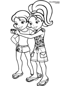 Desenho Para Pintar Polly