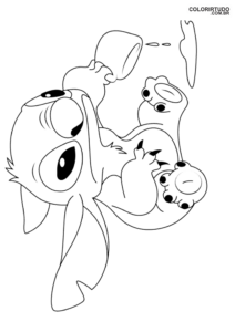 Stitch Coloring Page