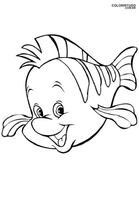 Dibujos para colorear de peces