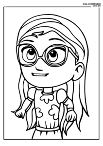 Desenho Pintar Pj Masks