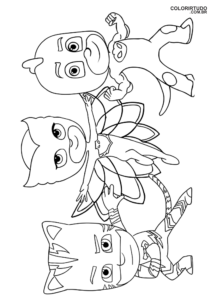 Desenho Pj Masks Colorir