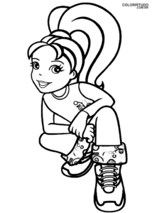 Desenho Polly Para Colorir