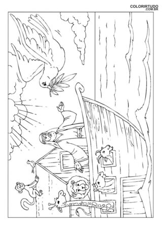 Dibujos bíblicos para imprimir y colorear