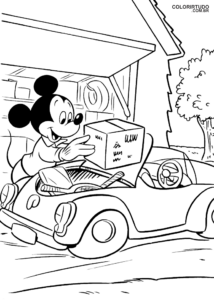 Desenhos Para Colorir Da Minnie E Mickey