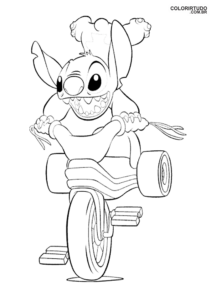 Coloriages Stitch à imprimer