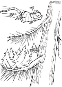 Dibujo de Edad de Hielo para colorear
