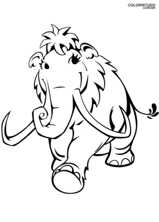 Figura Era Do Gelo De Colorir E Imprimir