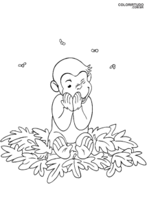 Curious George Figure To Paint And Print