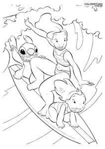 Figura Lilo E Stitch Para Pintar