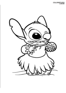 Foto Do Stitch Para Colorir