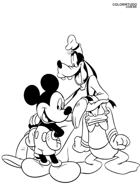 Mickey Mouse Coloring Pages