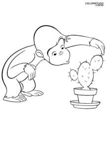 Ausmalbilder und Ausdrucke zum Thema „Curious George“