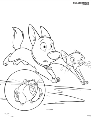 Imagem Bolt De Colorir