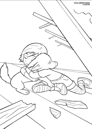 Imagem Bolt De Colorir E Imprimir