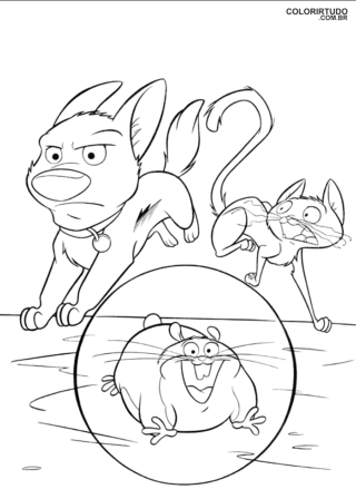 Imagem Bolt Para Colorir E Imprimir