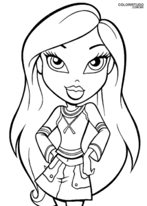 Colorear e imprimir imágenes de Bratz