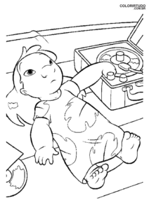 Imagen de Lilo para colorear e imprimir