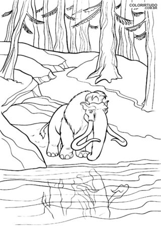 Eiszeitbild des Druckens