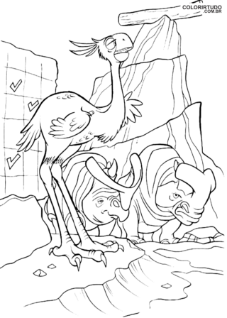 Eiszeitbild zu malen