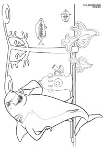Imagen de Asombros Tubarroes para colorear