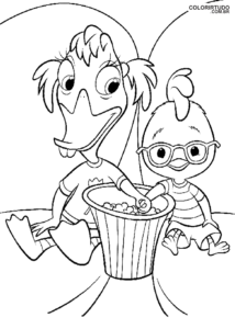 Dibujos para colorear de Chicken Little