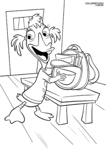 Imagen de Chicken Little para colorear e imprimir