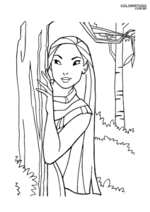 image pocahontas to paint