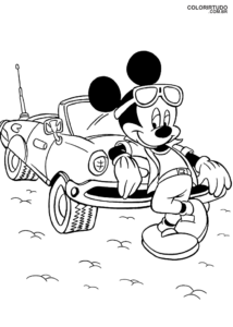 Imagens Da Turma Do Mickey Para Colorir