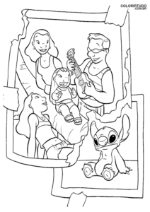 Lilo Stitch Coloring Pages