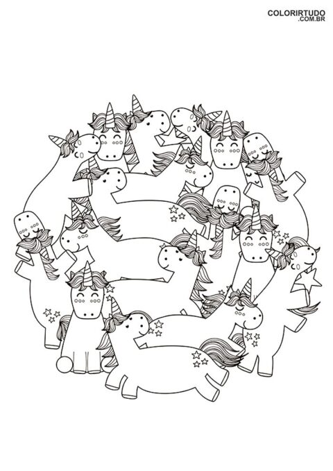 Mandala Infantil Para Colorir