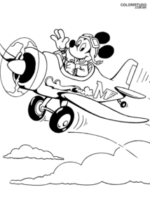 Mickey De Pintar E Imprimir