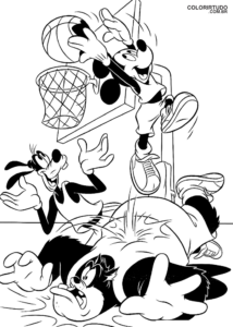 Mickey E Sua Turma Para Colorir