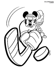 Mickey Mouse Coloring Pages