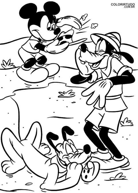 Mickey Para Pintar E Imprimir