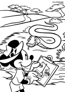 Mickey Pintar Imprimir