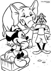 Pagine da colorare e stampare di Minnie e Topolino