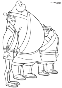 Scène de Mulan à imprimer