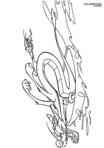 Dibujo de Mushu para colorear