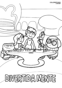 Inside Out Characters To Color