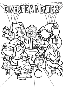 Inside Out Characters To Color And Print