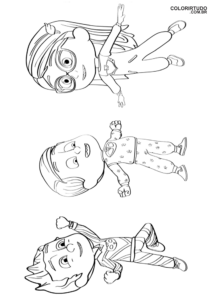 Pj Mask Colorir