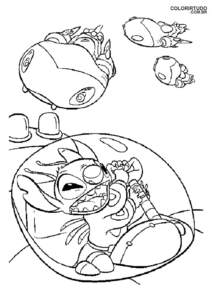 Stitch Desenho Para Pintar