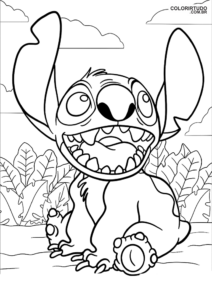 Stitch Para Colorir