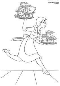 Dibujos de Tiana para colorear
