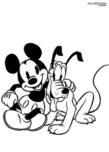 Turma Do Mickey Colorir