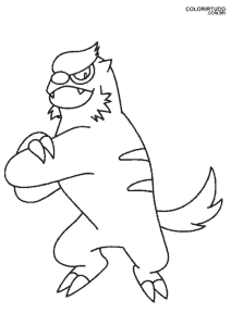 Pokémon Vigoroth para pintar
