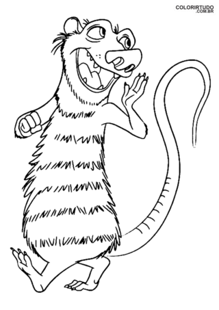 Ice Age to paint and print