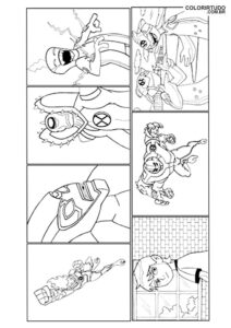 Ben 10 para colorear
